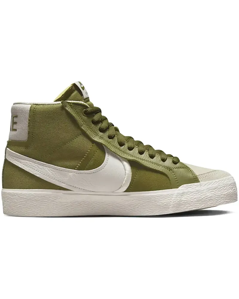 Nike Zoom Blazer Mid Premium Plus SB Olive Sneakers - Grün Grün