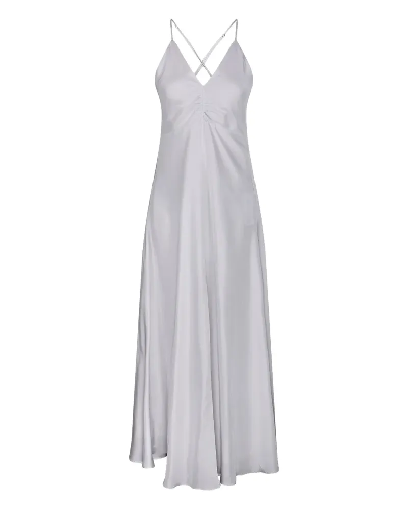 forte_forte Abendkleid aus Seide - Grau Grau