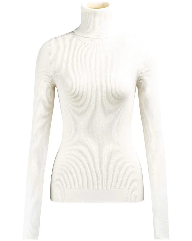 TOD'S Gerippter Rollkragenpullover - Weiß Weiß