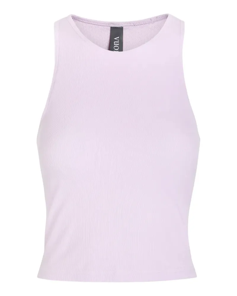 vuori ribbed racer-back tank top - Violett Violett