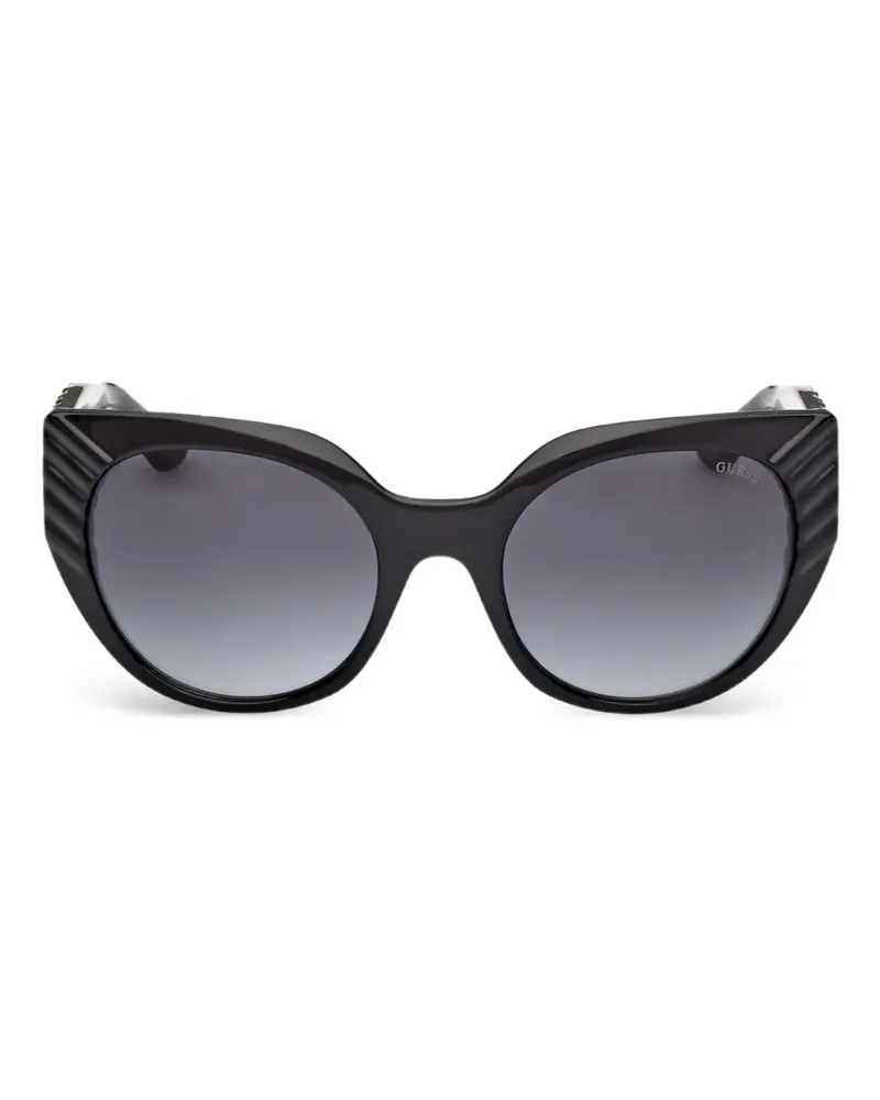 Guess textured cat-eye sunglasses - Schwarz Schwarz