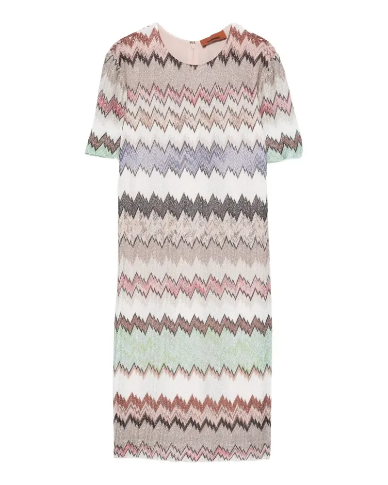Missoni Kleid mit Zickzackmuster - Nude Nude