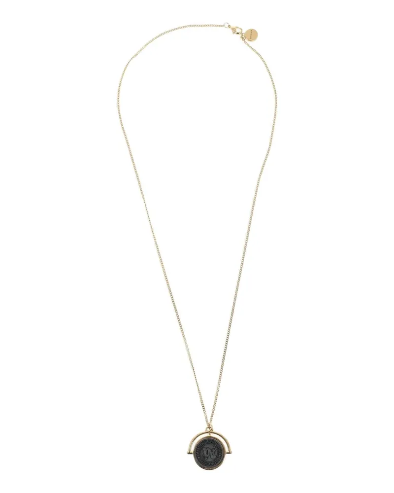 Palm Angels Halskette mit Siegelanhänger - Gold Gold