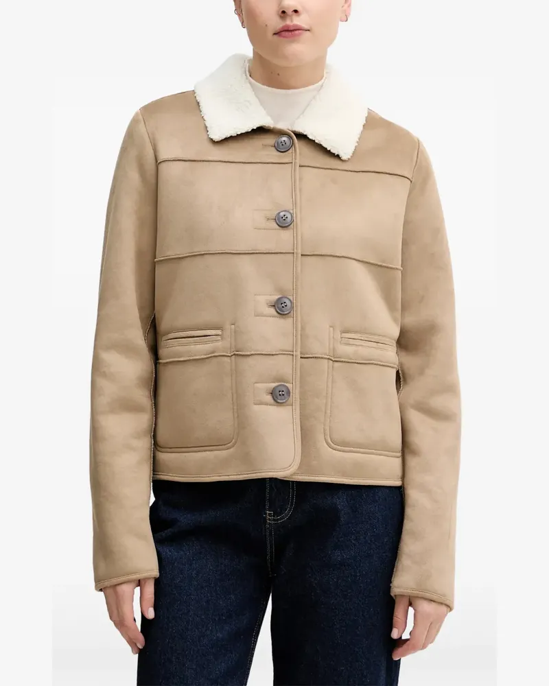 Benetton Jacke mit Kragen - Nude Nude