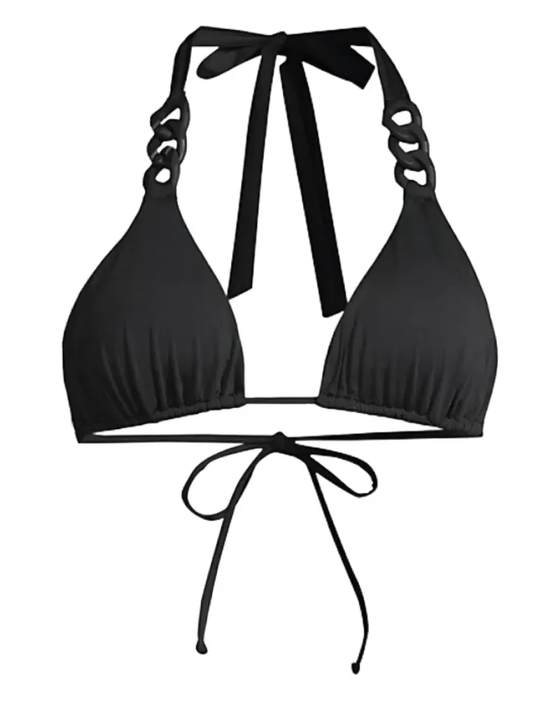 Lenny Niemeyer chain-detail bikini top - Schwarz Schwarz