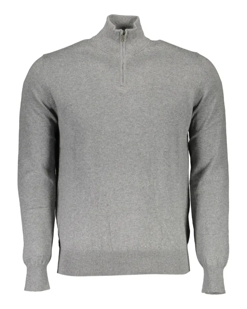 North Sails quarter-zip mock-neck sweater - Grau Grau