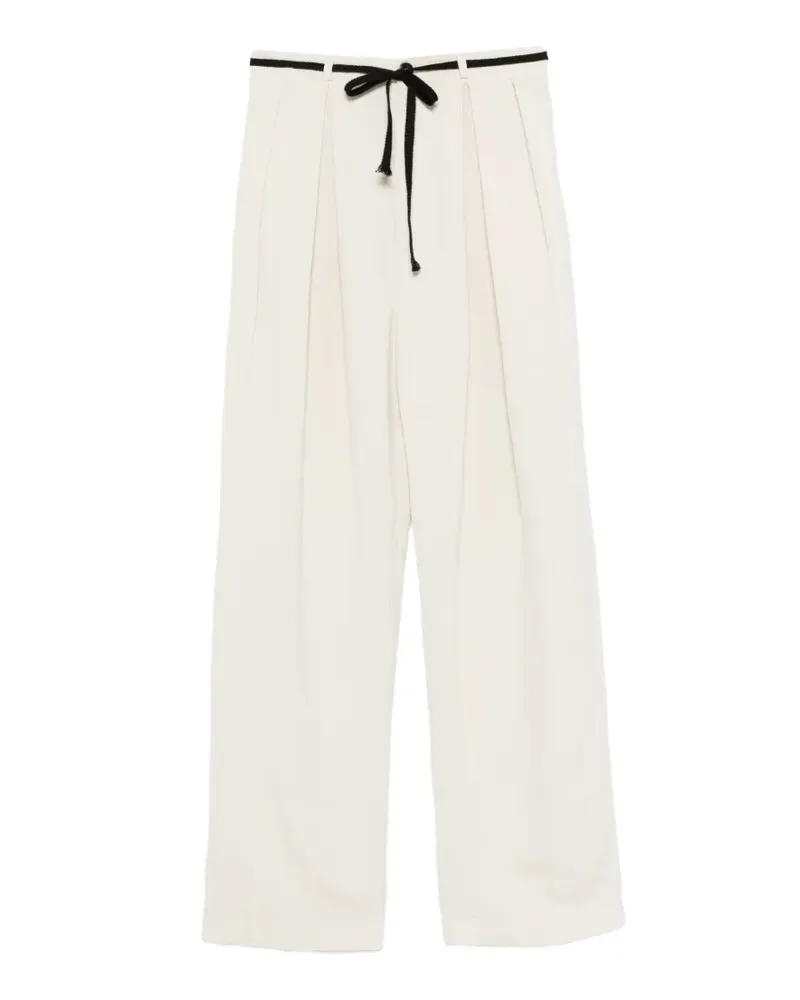 BARENA tie-waist trousers - Nude Nude