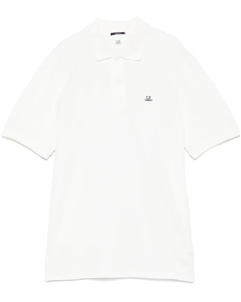 C.P. Company Poloshirt aus Piqué - Weiß Weiß