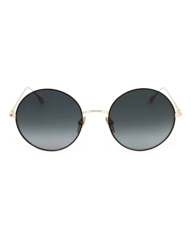 Isabel Marant Sonnenbrille mit rundem Gestell - Gold Gold