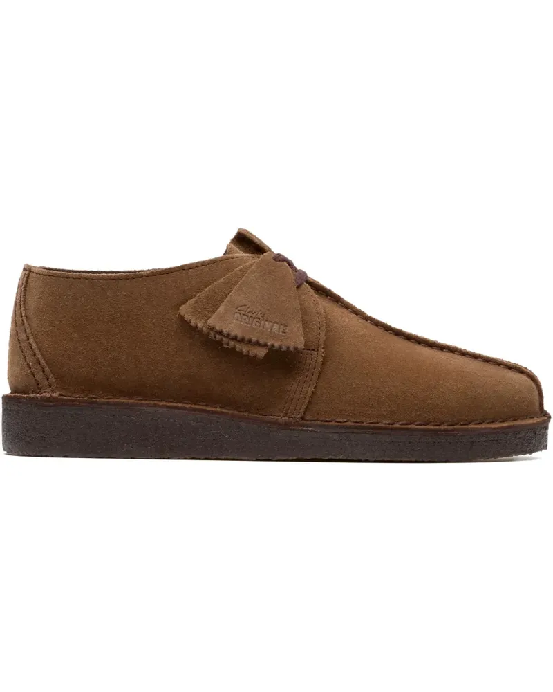 Clarks Desert Trek Wildlederschuhe - Braun Braun