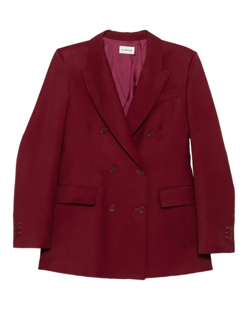 P.A.R.O.S.H. P.A.R.O H. Doppelreihiges Sakko - Rot Rot