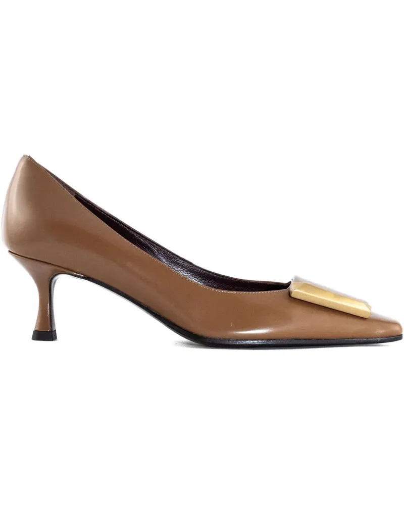 FESTA Milano Pumps mit Schnalle 45mm - Braun Braun