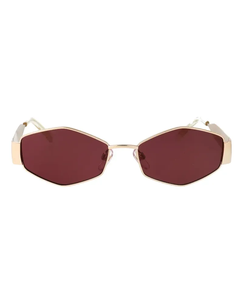 Marc Jacobs geometric-frame sunglasses - Gold Gold