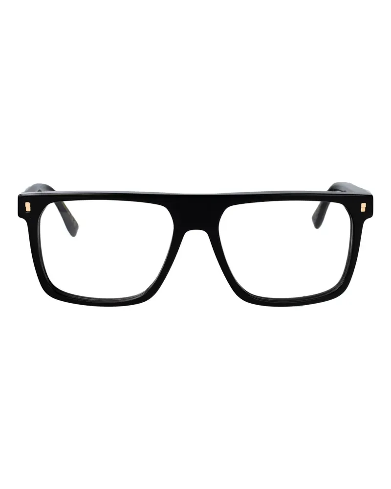 Dsquared2 rectangle-frame glasses - Schwarz Schwarz