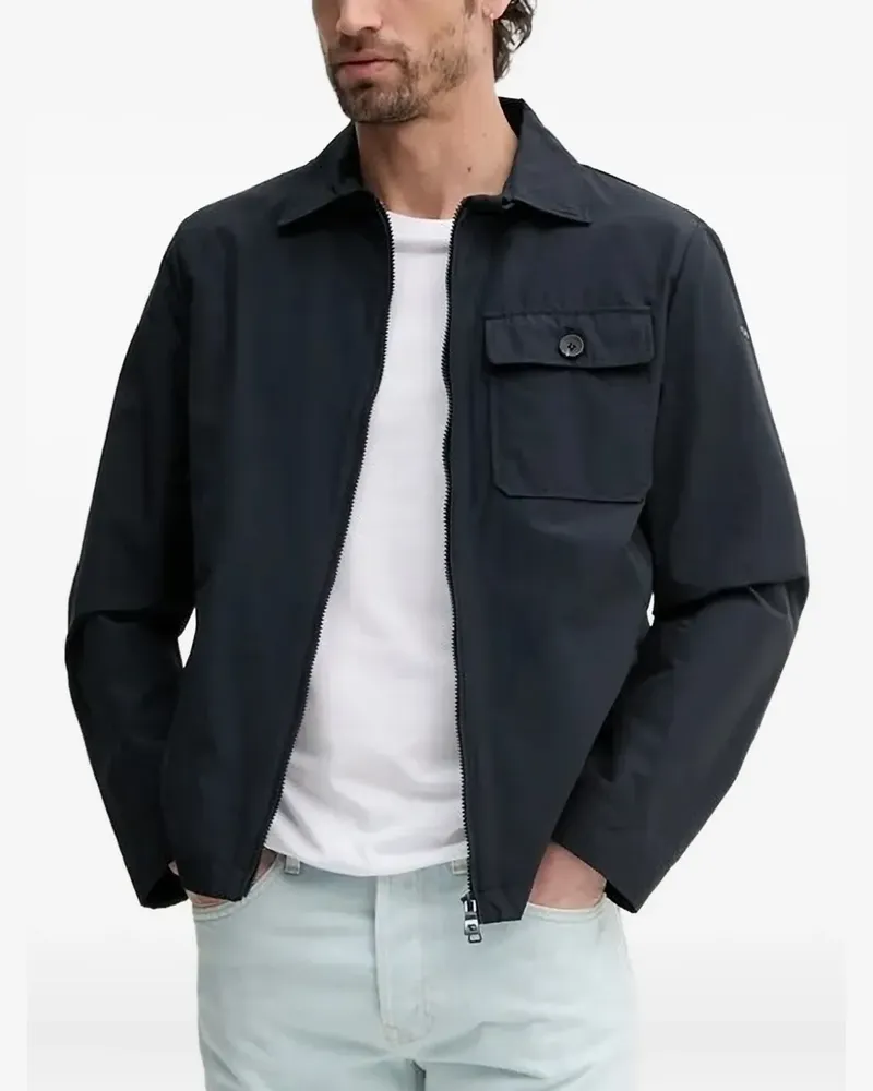 Geox Vincit Hemdjacke mit Reißverschluss - Blau Blau