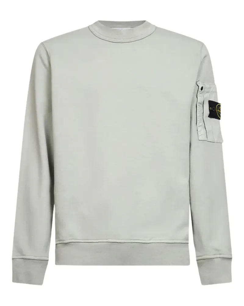 Stone Island Pullover mit Logo-Patch - Grau Grau