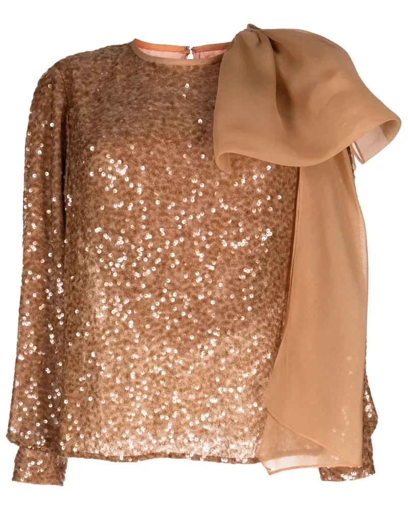 Sachin & Babi Bluse mit Pailletten - Nude Nude