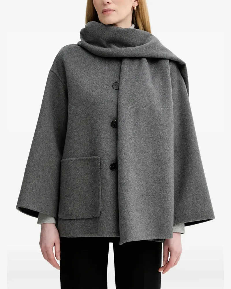 Marc O'Polo button pocket coat - Grau Grau