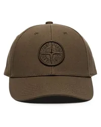 Stone Island Baseballkappe mit Logo-Stickerei Grün