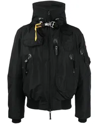 Parajumpers Kapuzenjacke mit Logo-Patch Schwarz