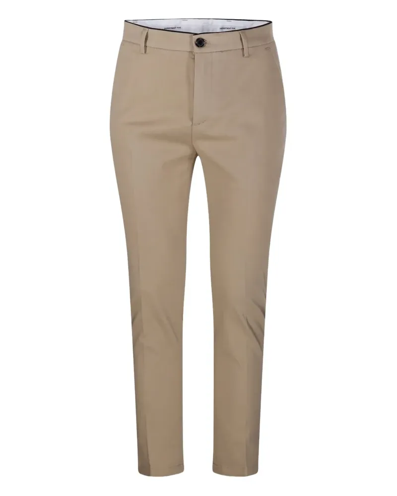 Department 5 Flache Hose mit eingefassten Taschen - Nude Nude