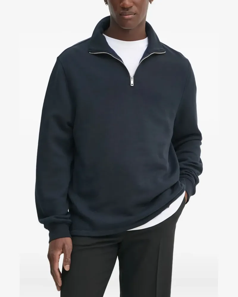Filippa K Sweatshirt mit Reißverschluss - Blau Blau