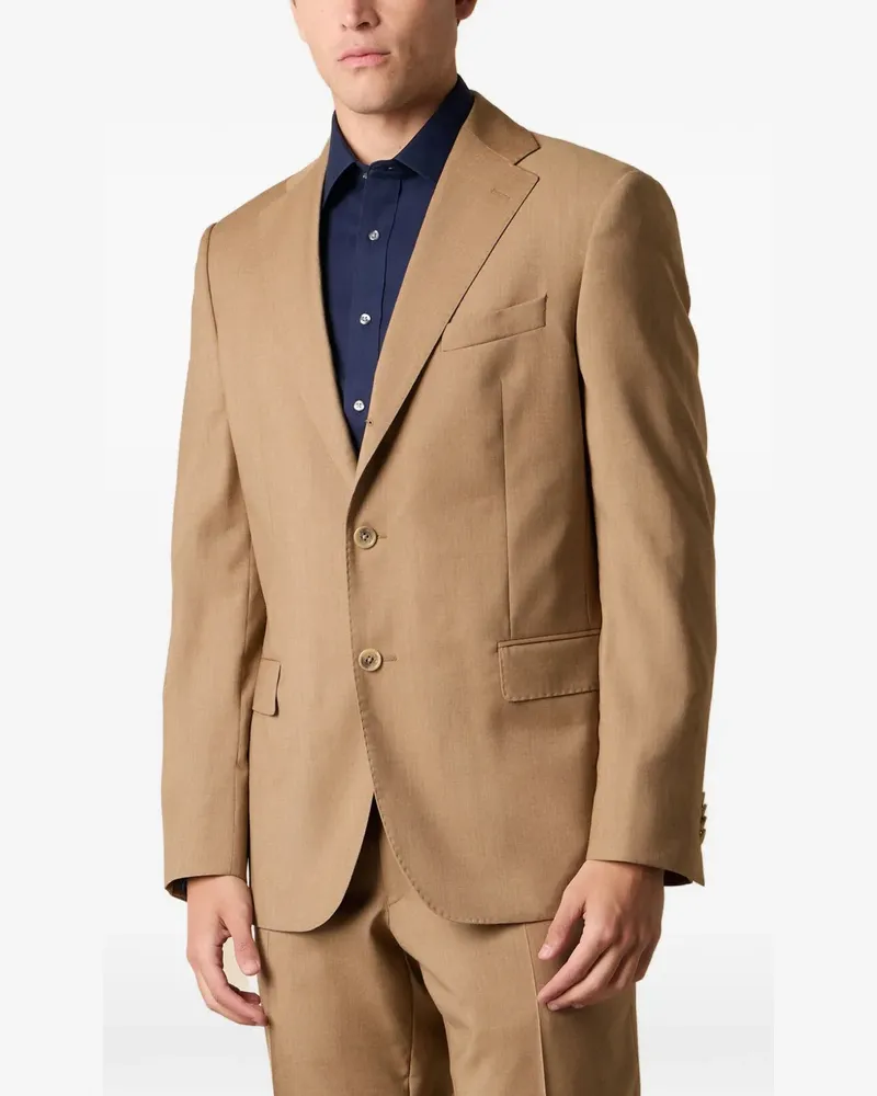 Brooks Brothers Einreihiges Sakko mit drei Knöpfen - Nude Nude