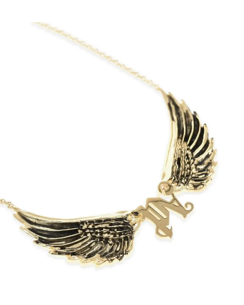 Palm Angels Wings Halskette mit Monogramm - Gold Gold