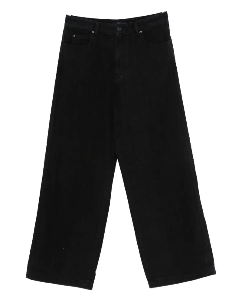 JUUN.J textured trousers - Schwarz Schwarz