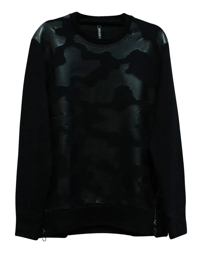 Neil Barrett camouflage-pattern patch sweatshirt - Schwarz Schwarz