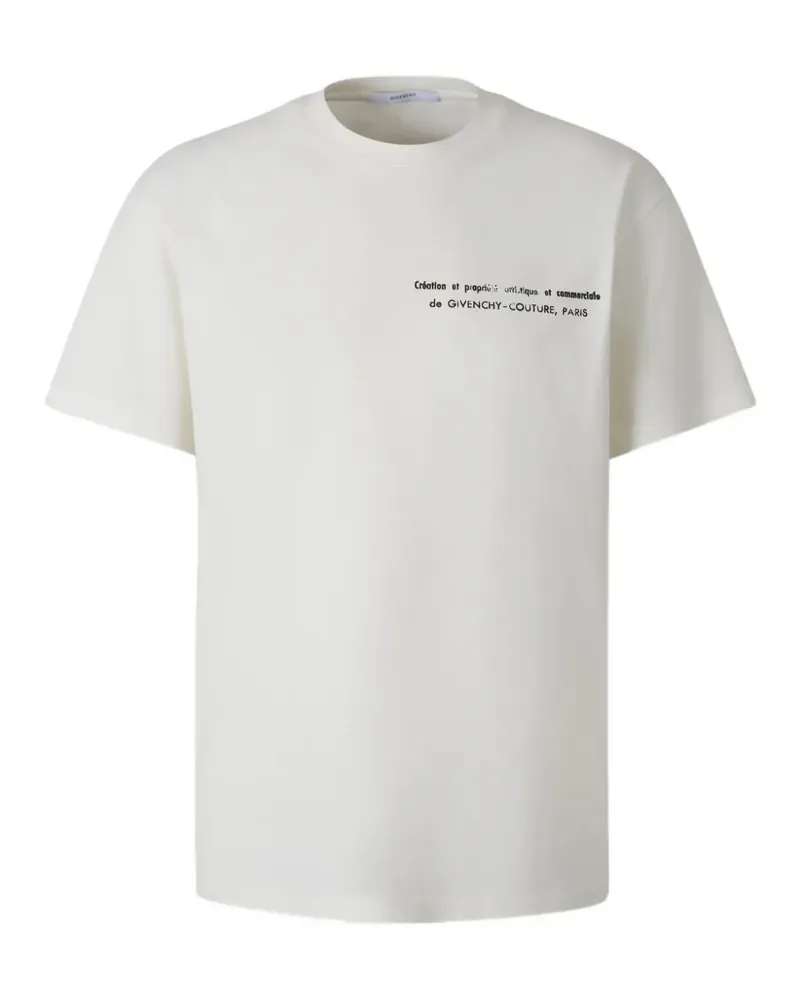 Givenchy logo-print T-shirt - Weiß Weiß