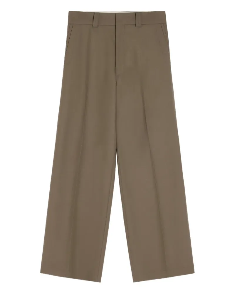 Christophe Lemaire Plissierte Hose - Braun Braun