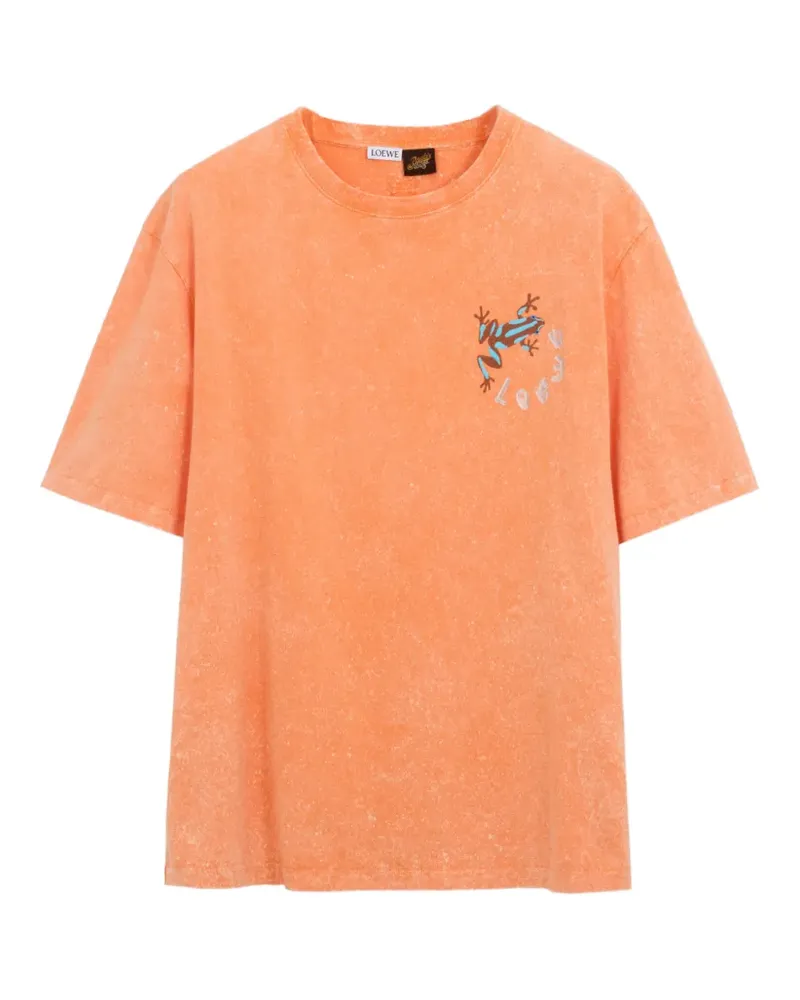 Loewe Frog Anagram T-Shirt - Orange Orange
