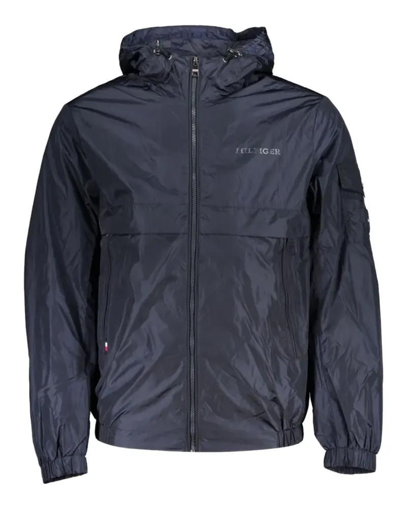 Tommy Hilfiger Verstaubare Kapuzenjacke - Blau Blau