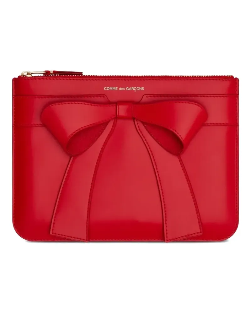 Comme des Garçons Portemonnaie mit Schleife - Rot Rot