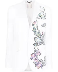 Antonio Marras Blazer mit Patchwork-Design Weiß