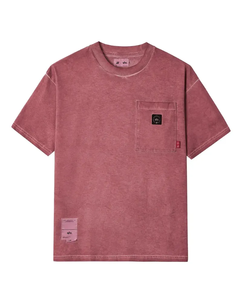 Izzue x Alpha Industries patch-pocket T-shirt - Rot Rot