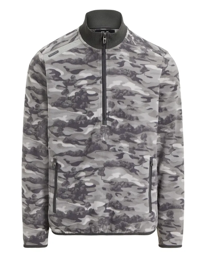 Ralph Lauren Gebürsteter Golf-Camo Fleece-Pullover - Grau Grau