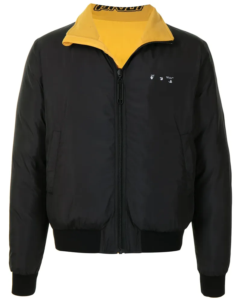 OFF-WHITE Wendbare Steppjacke mit Pfeilen - Schwarz Schwarz
