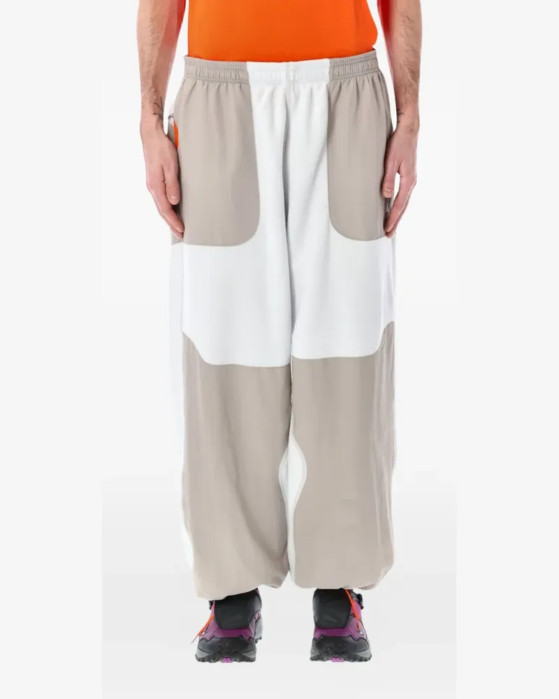 Nike Wolf Tree colourblock track pants - Nude Nude
