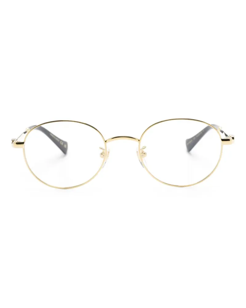 Gucci GG Brille mit rundem Gestell - Gold Gold