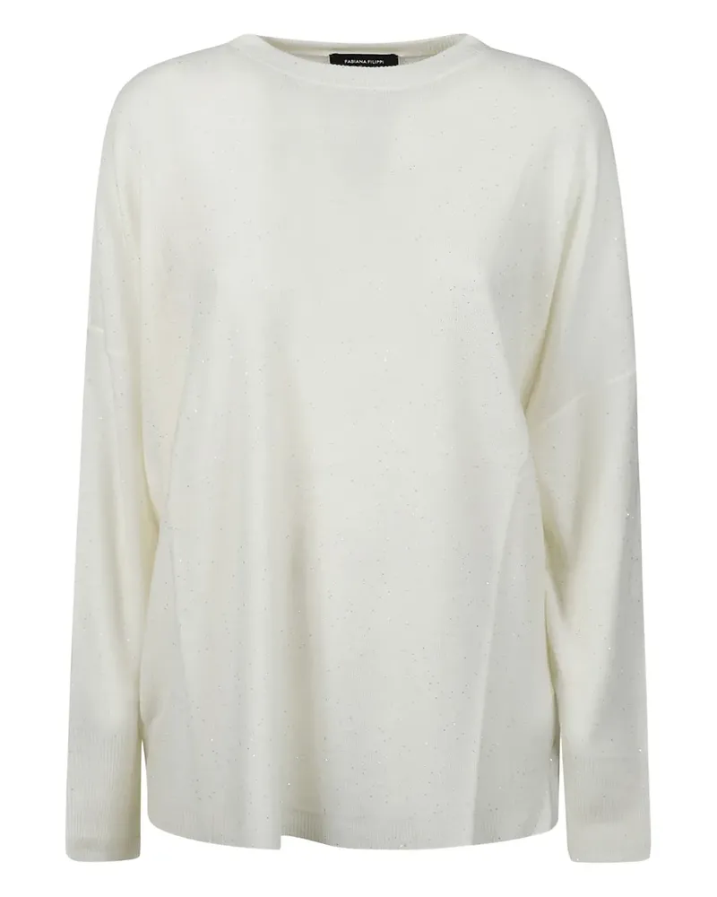 Fabiana Filippi Klassischer Pullover - Weiß Weiß