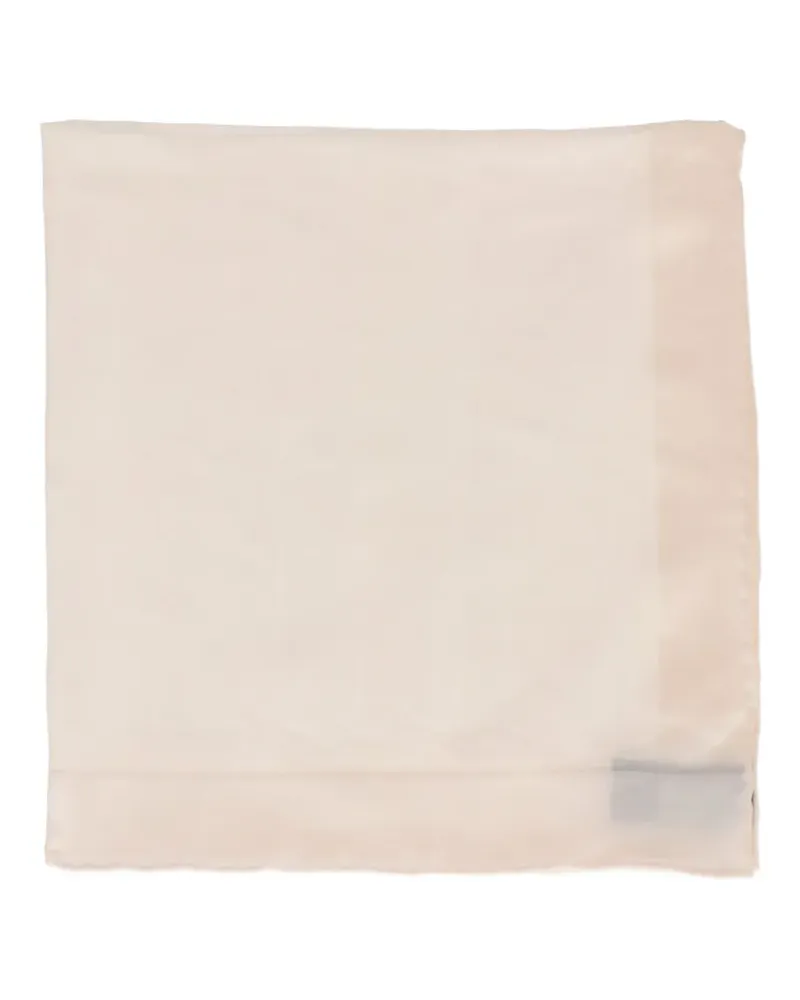 Tom Ford plain pocket square - Nude Nude