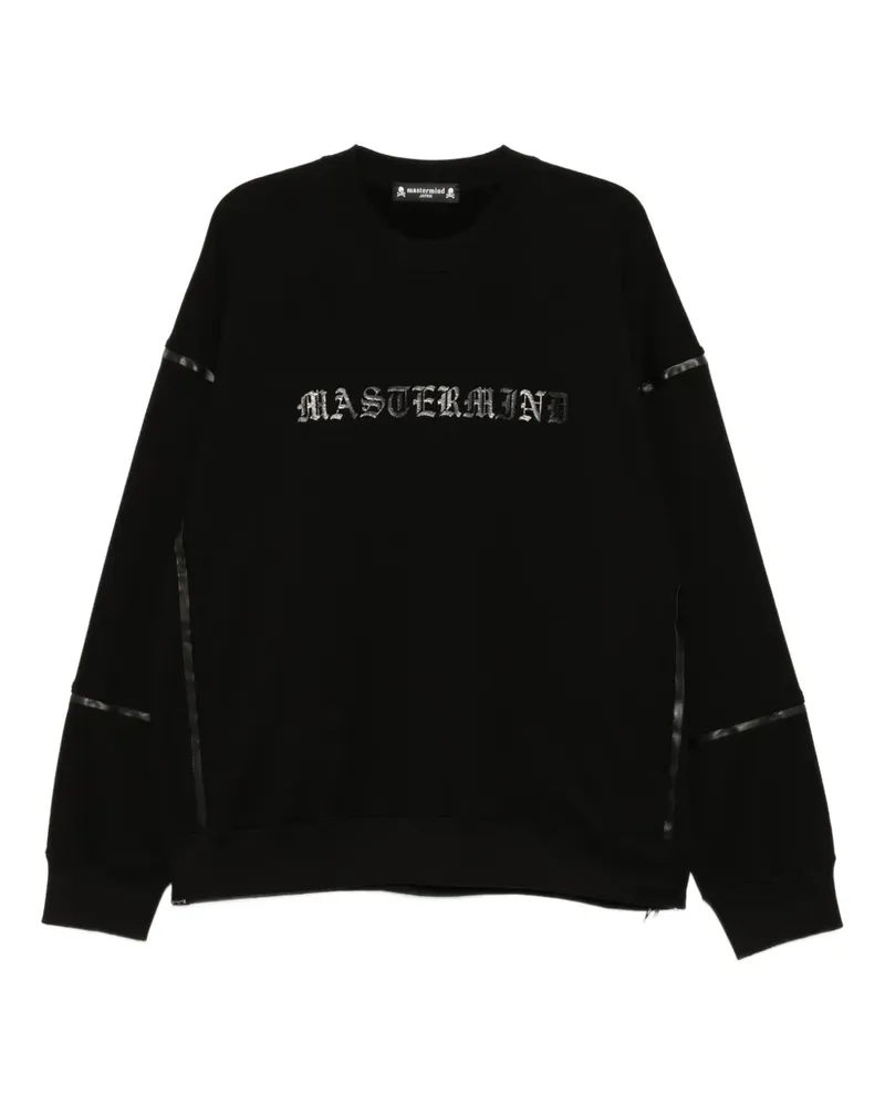 Mastermind Japan Sweatshirt mit Logo-Print - Schwarz Schwarz