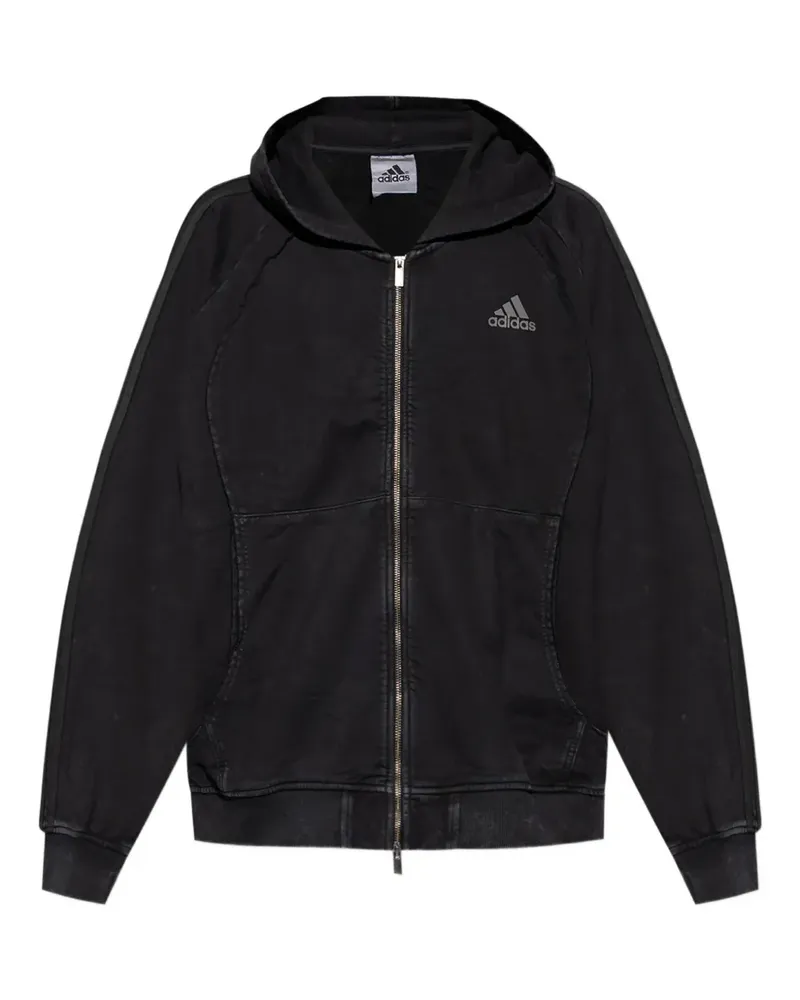 adidas Adilenium Teamgeist Hoodie mit Logo-Print - Schwarz Schwarz
