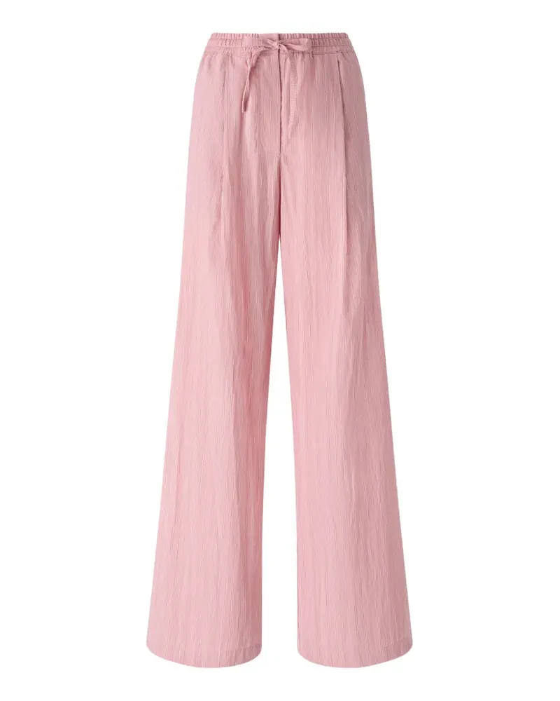 Pinko Gestreifte Hose mit Kordelzug - Rosa Rosa