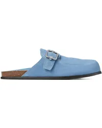 Jimmy Choo Etta Loafer aus Wildleder Blau