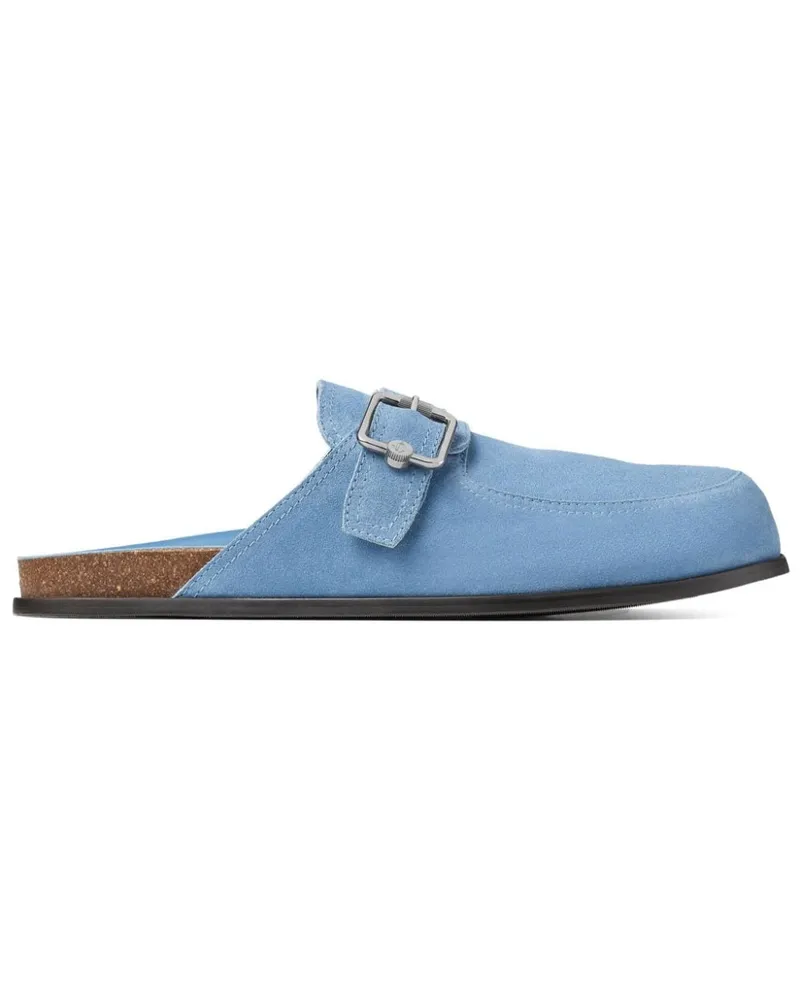 Jimmy Choo Etta Loafer aus Wildleder - Blau Blau