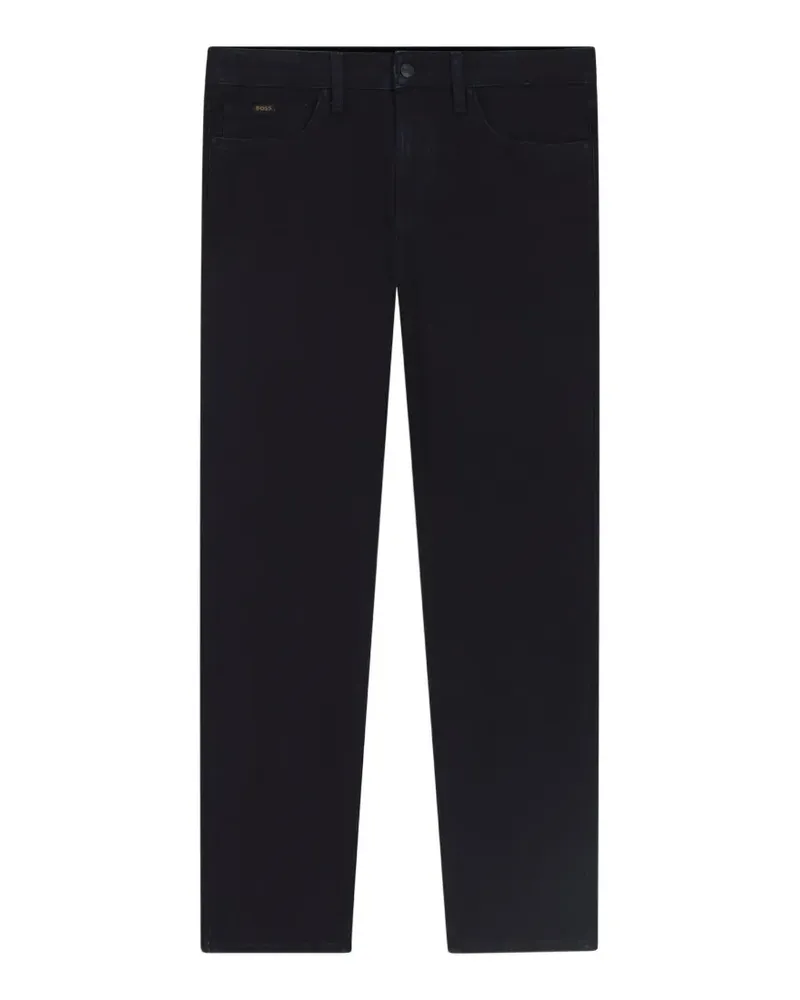 HUGO BOSS Slim-Fit-Jeans mit Ziernaht - Blau Blau