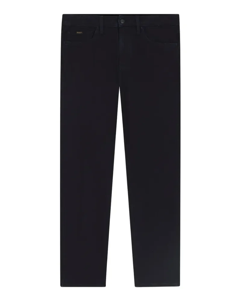 HUGO BOSS Slim-Fit-Jeans mit Ziernaht - Blau Blau